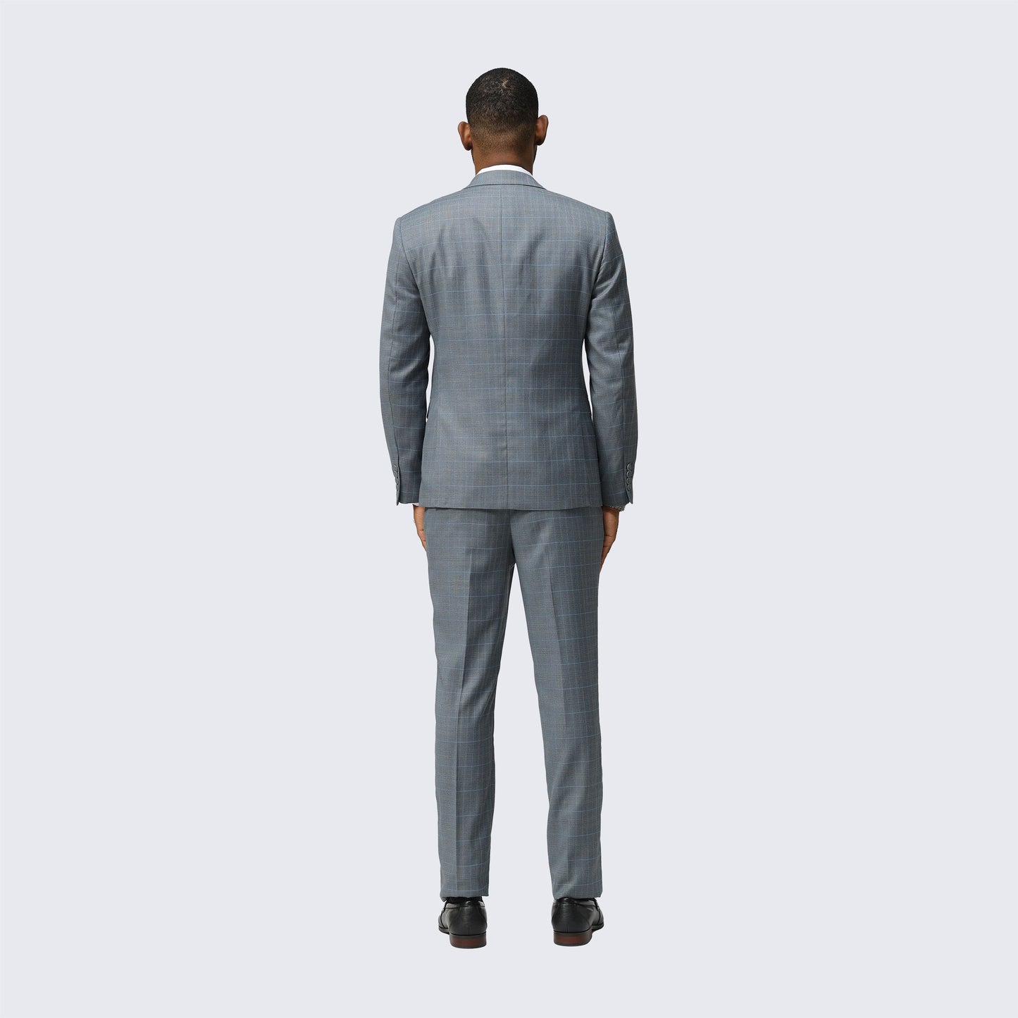Grey Skinny Fit Suit Three Piece Set - Wedding - Prom