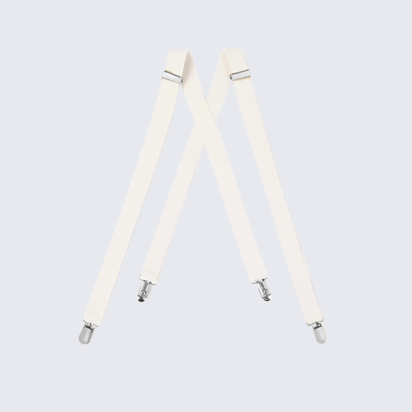 Ivory Suspenders for Kids Teen Children - Wedding